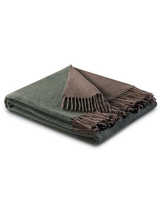 FYNCH-HATTON | Wolldecke - Plaid KIBO 130x170cm Green Brown