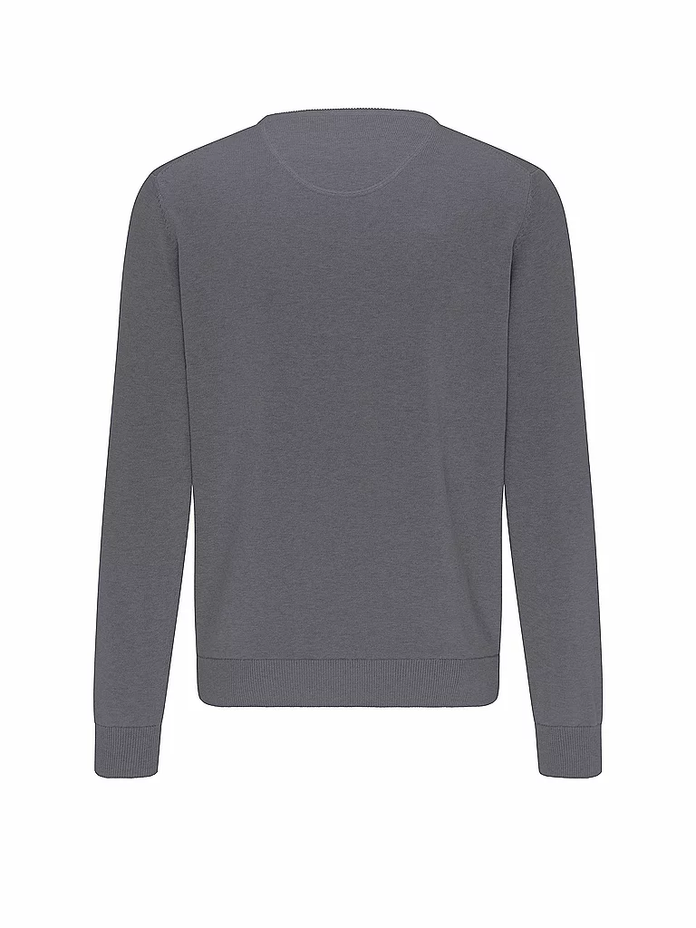 Fynch Hatton SFPK210 Men's Crew Neck Sweater Charcoal L 6