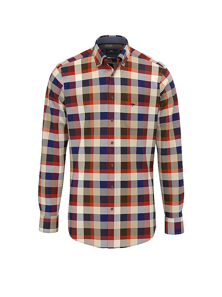 Flanellhemd Regular Fit rot S herren