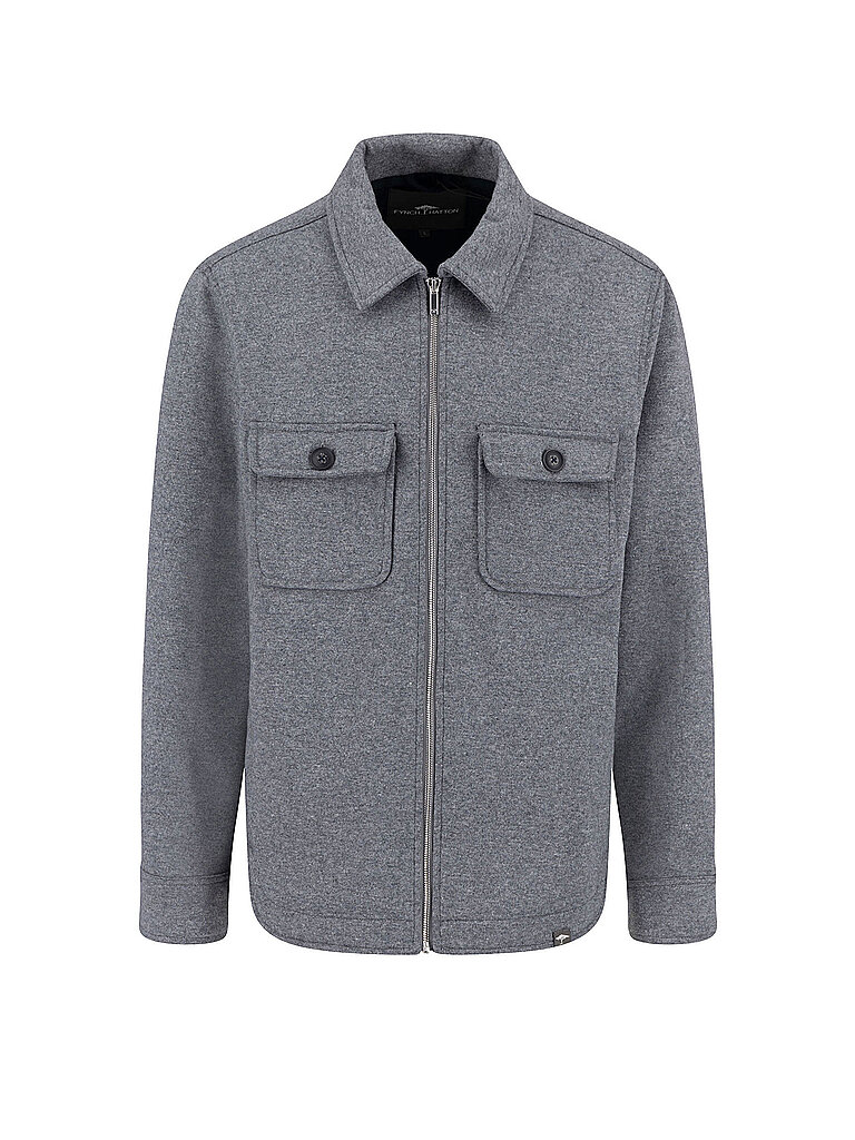 Overshirt grau M herren