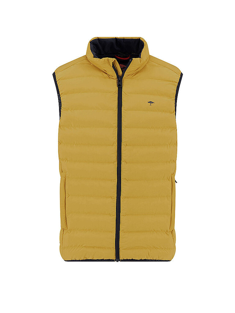 Steppgilet gelb L herren