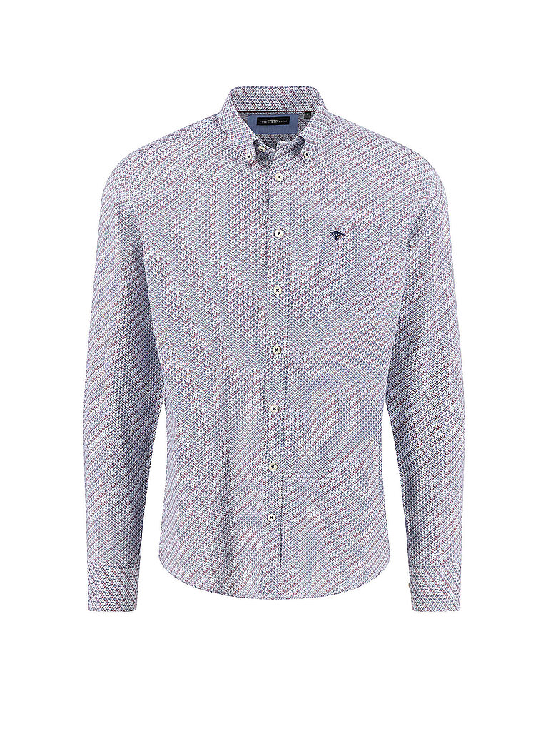 FYNCH-HATTON Hemd Casual Fit dunkelrot | S