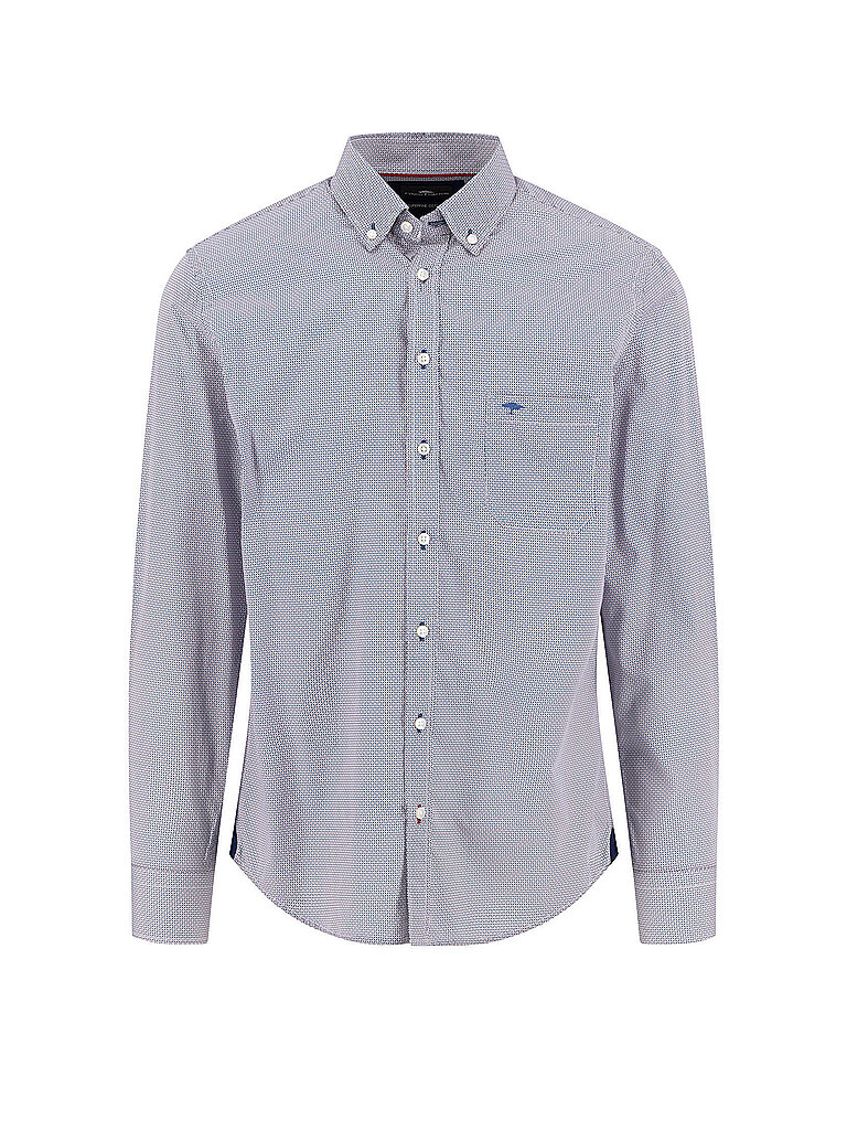 FYNCH-HATTON Hemd Regular Fit  rot | 4XL