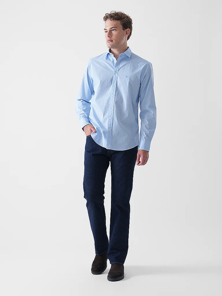 Fynch Hatton 16138400 Long Sleeve Shirt Blue XL 2