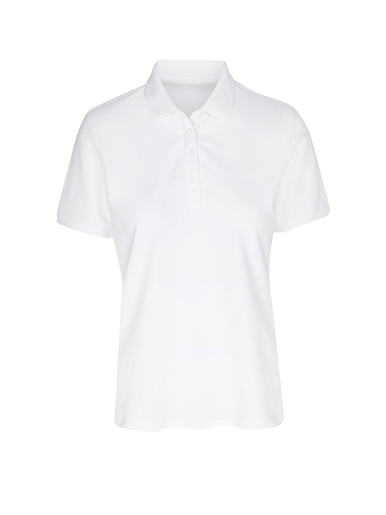 Poloshirt weiss L damen