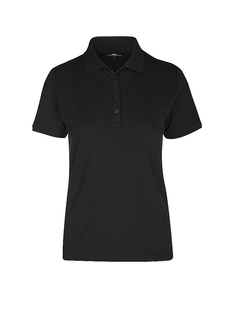Poloshirt schwarz S damen