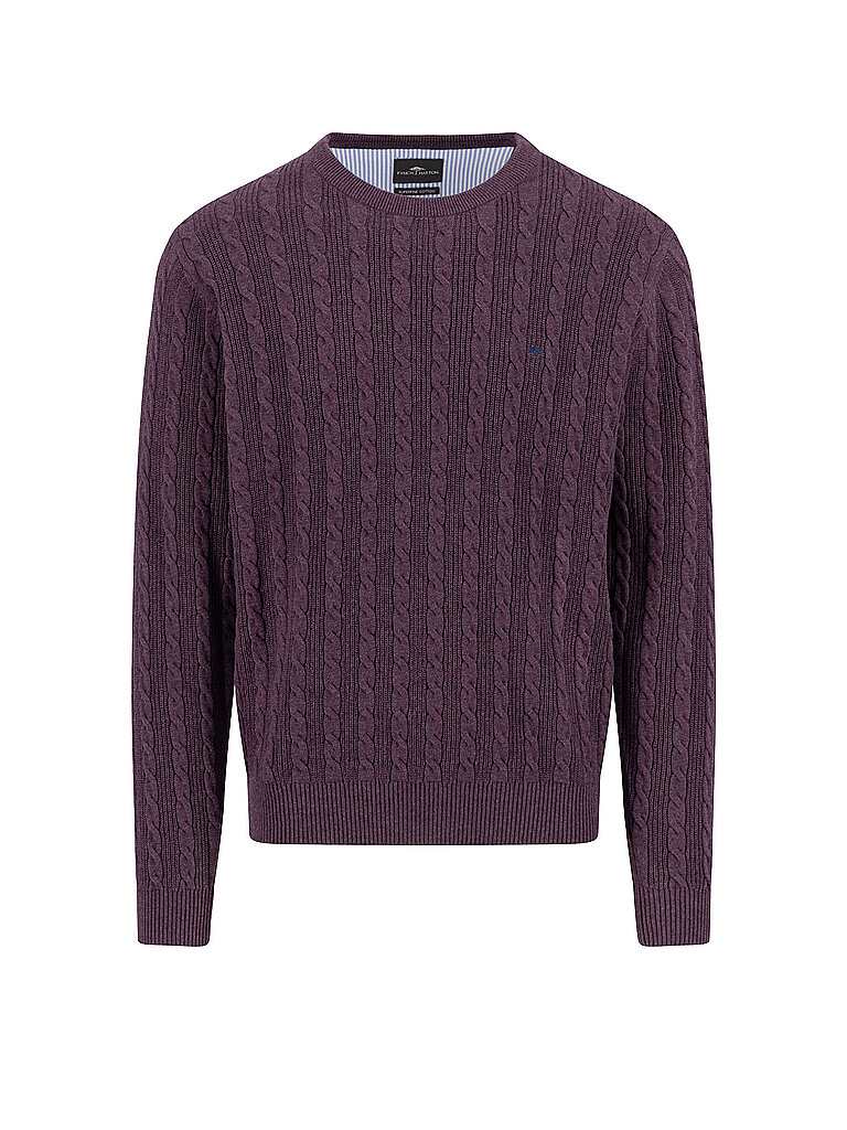 Pullover dunkelrot S herren
