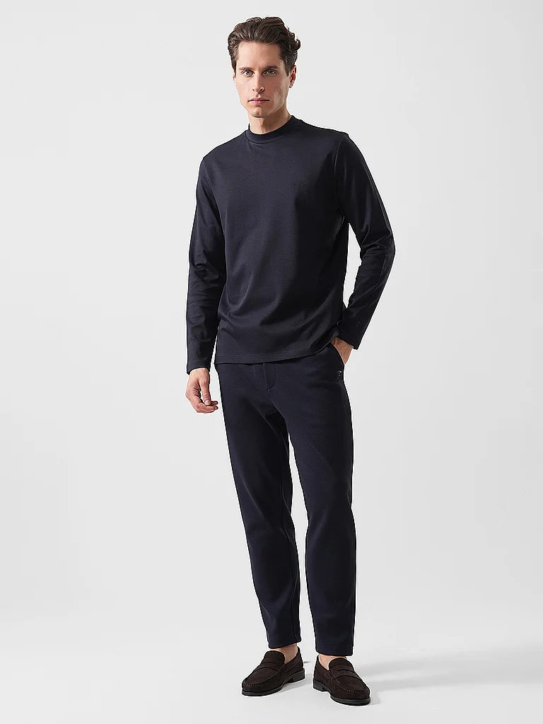 Fynch Hatton Langarmshirt 15121514 Navy S 2