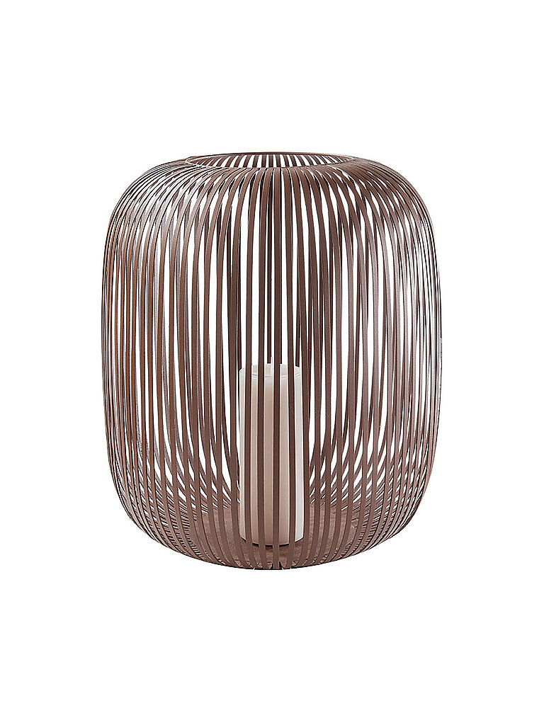 FYNCH-HATTON Laterne 45x40cm LIG Large Walnut hellbraun