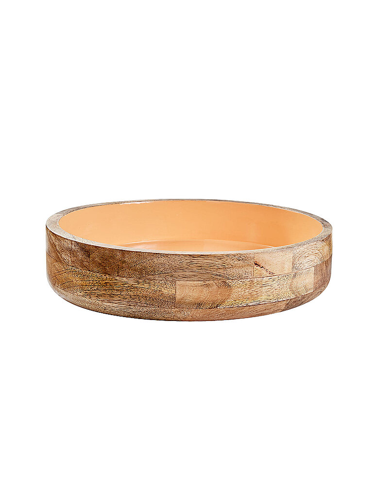 Holzschüssel 32x8cm SINGA Cantaloupe orange baby