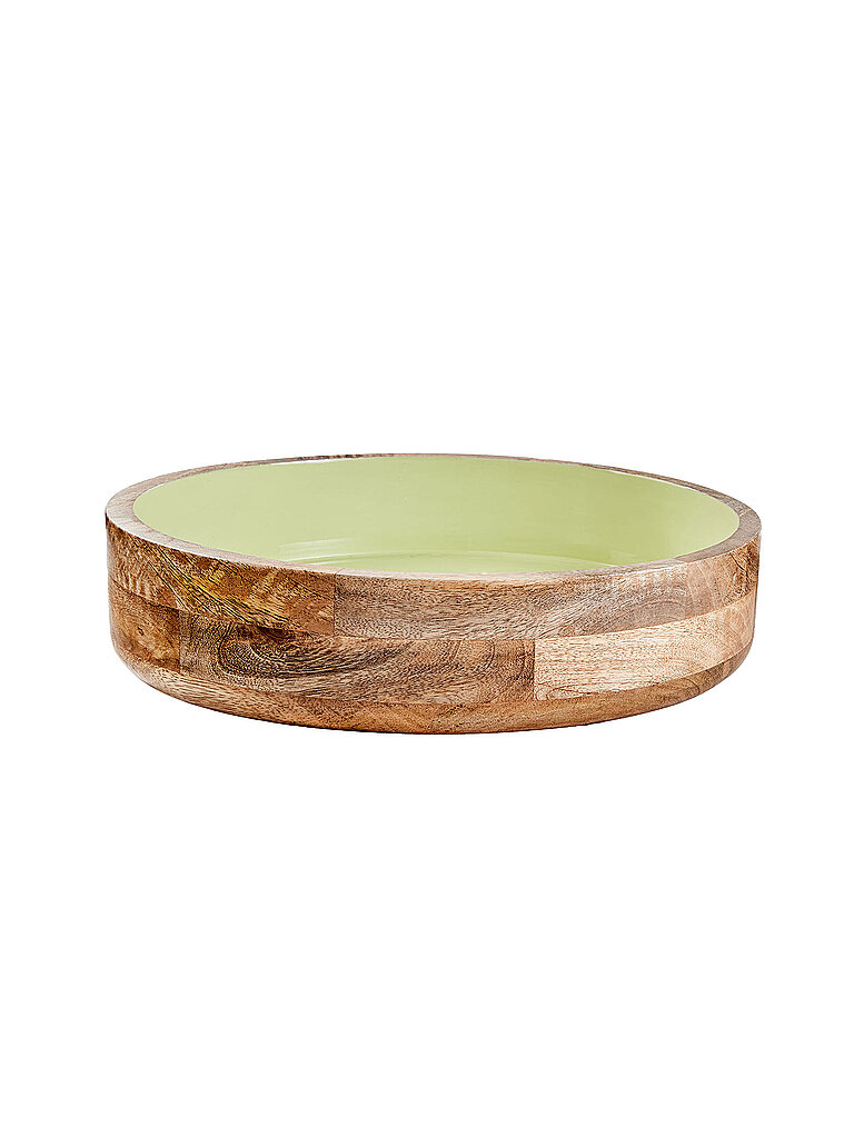 FYNCH-HATTON Holzschüssel 32x8cm SINGA Truffle grün
