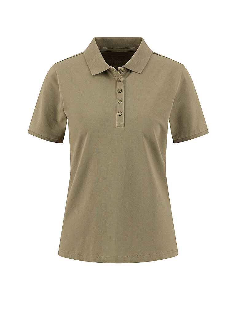 Poloshirt olive L damen