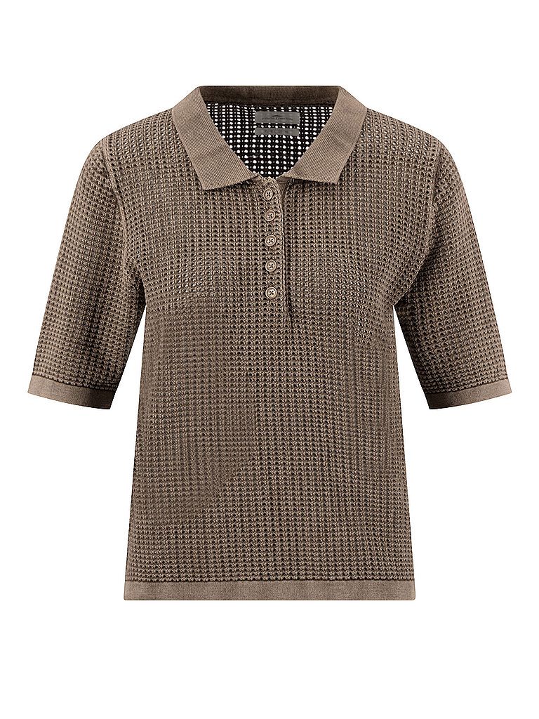 Poloshirt braun XXL damen