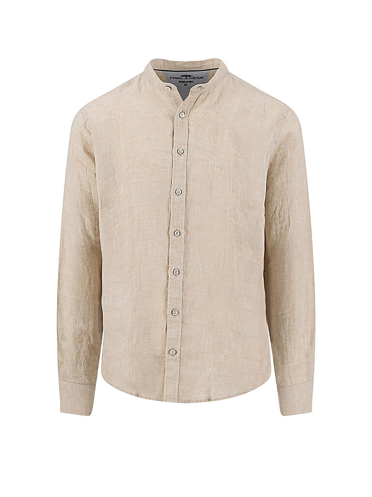 Leinenhemd beige XL herren