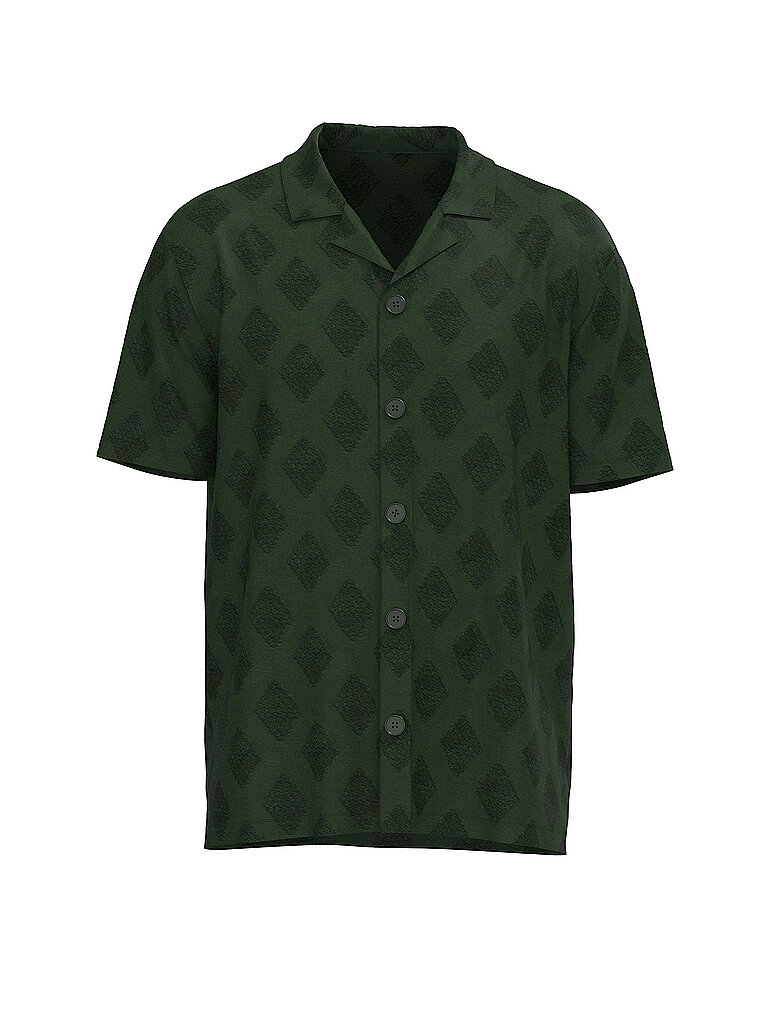 Hemd olive 4XL herren