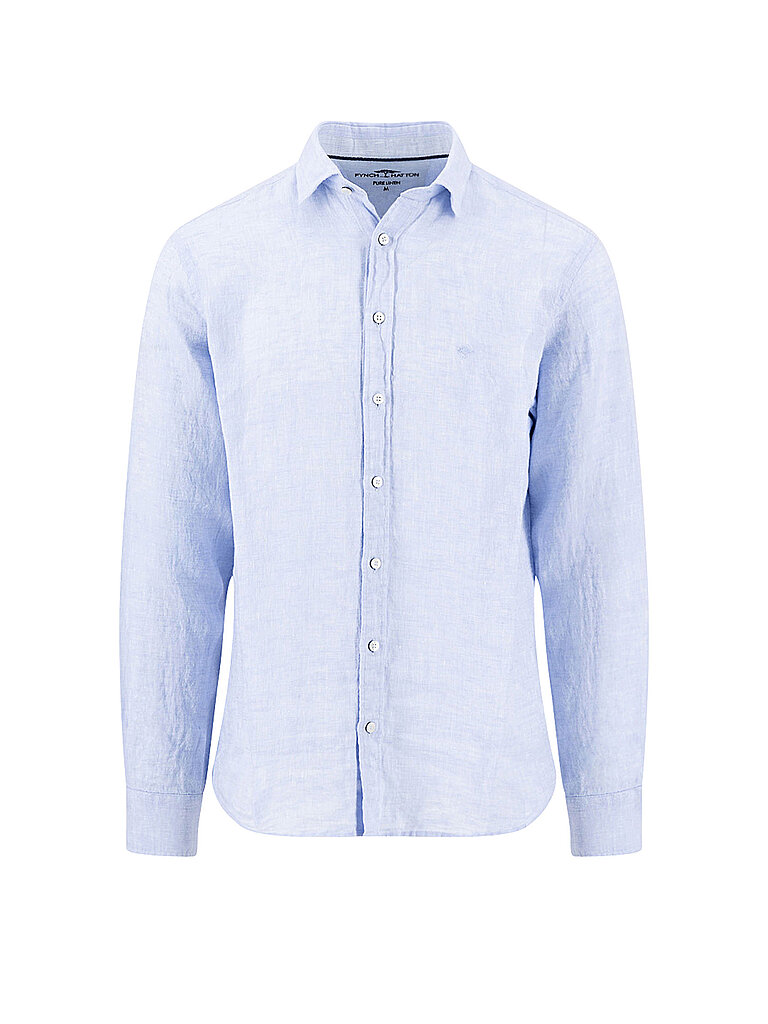Leinenhemd hellblau XL herren