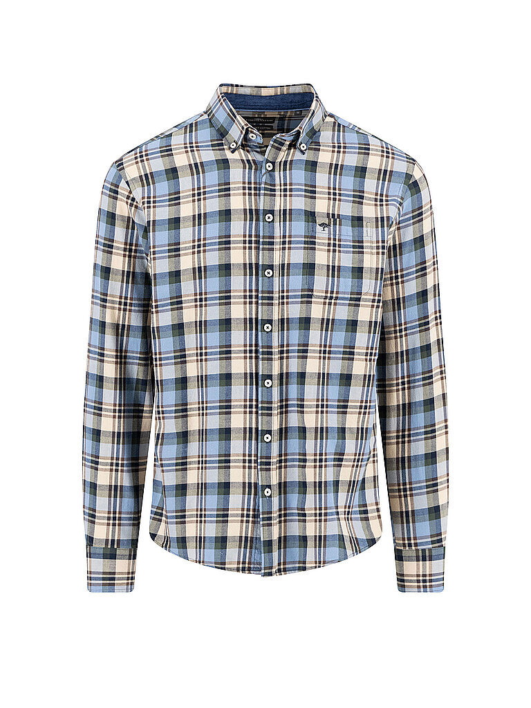 Flanellhemd Regular Fit beige XXXL herren