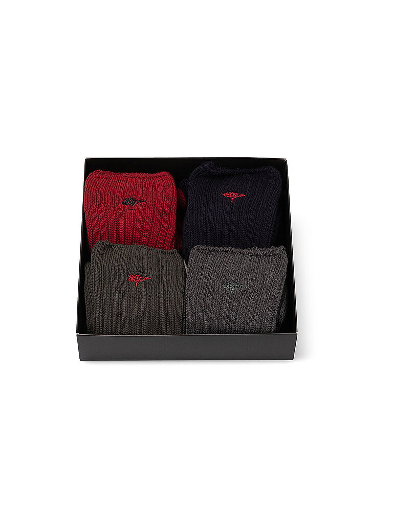 FYNCH-HATTON Geschenkset Socken 4-er Pkg. navy blau | 43-46