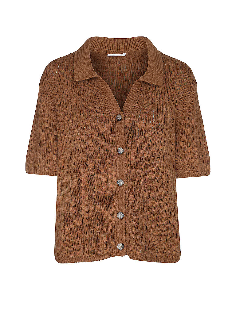 Strickjacke braun L damen