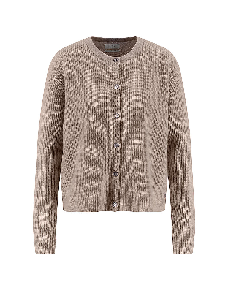 FYNCH-HATTON Kaschmirstrickjacke hellbraun | XXL