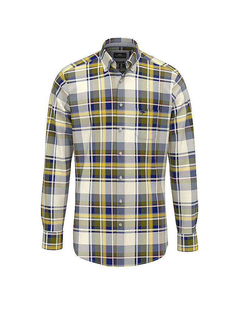 FYNCH-HATTON Hemd Casual Fit gelb | M