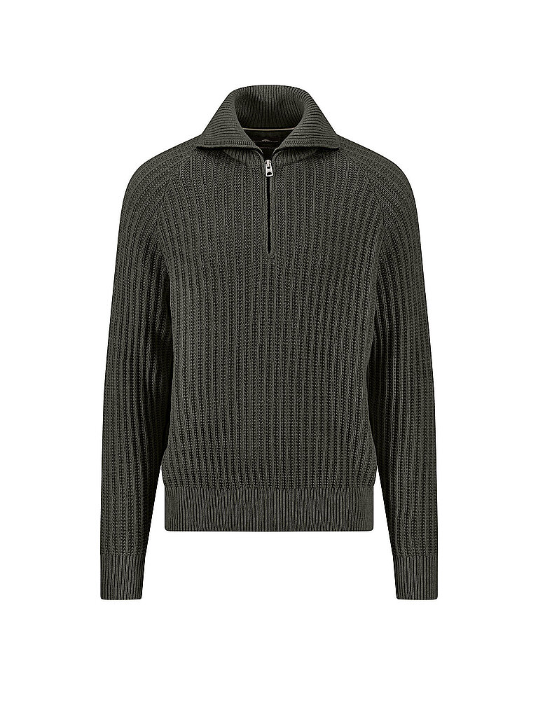 FYNCH-HATTON Troyer Pullover  dunkelgrün | XL