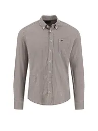 FYNCH-HATTON | Flanellhemd Regular Fit  | Braun
