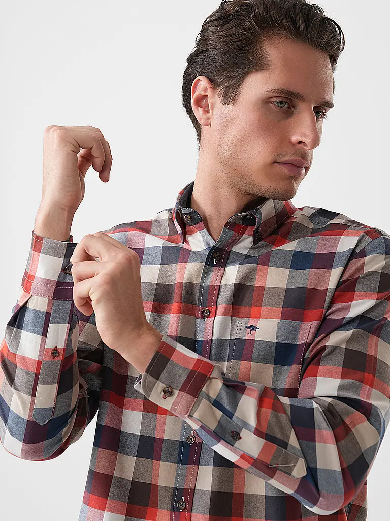 FYNCH-HATTON | Flanellhemd Regular Fit | 