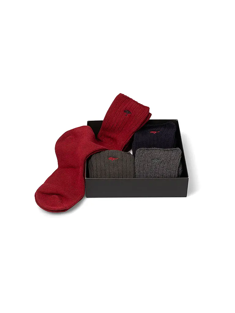 FYNCH-HATTON | Geschenkset Socken 4-er Pkg. navy | Blau