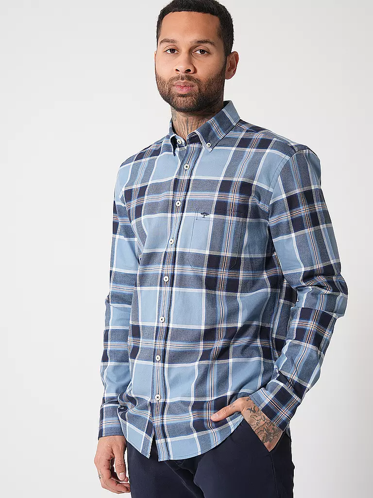 FYNCH-HATTON | Hemd Casual Fit | dunkelblau