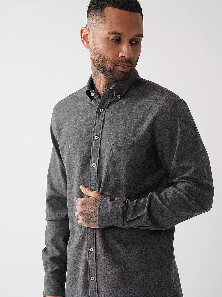 FYNCH-HATTON | Hemd Casual Fit | grau