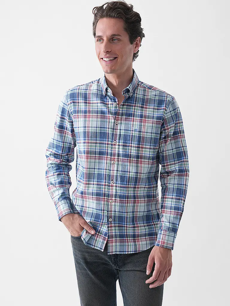 FYNCH-HATTON | Hemd Casual Fit | blau