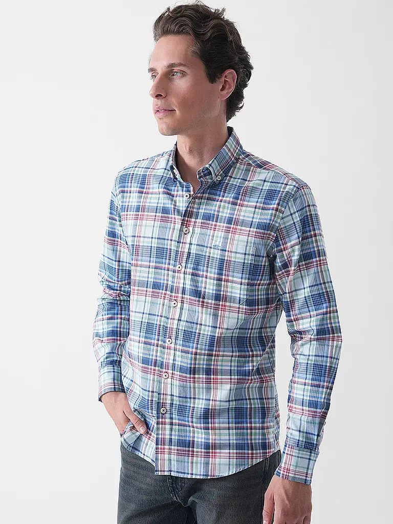 FYNCH-HATTON | Hemd Casual Fit | blau