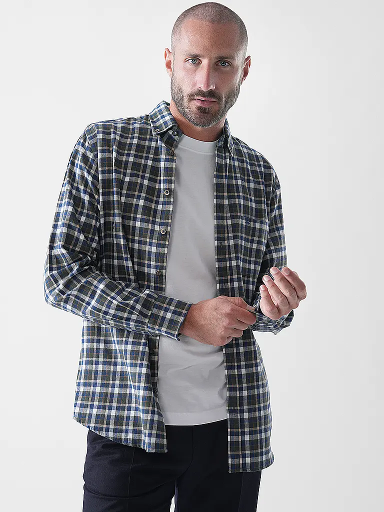 FYNCH-HATTON | Hemd Regular Fit  | Dunkelgrün