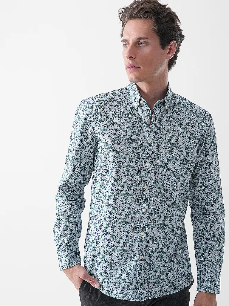 FYNCH-HATTON | Hemd Regular Fit  | Dunkelgrün