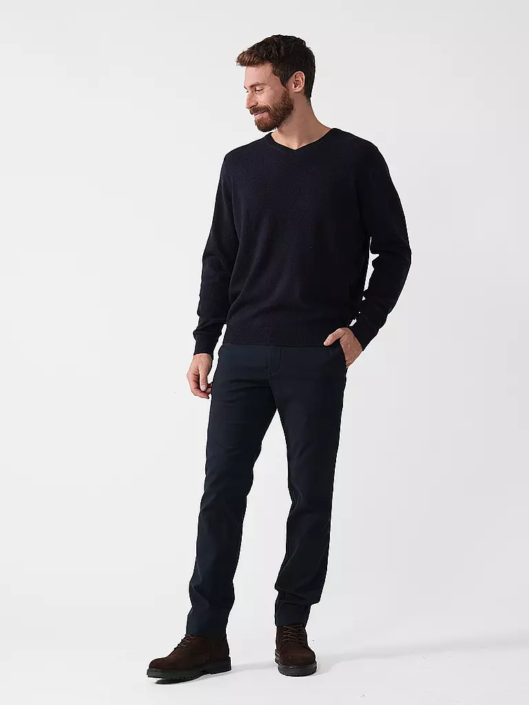 FYNCH-HATTON | Kaschmirpullover | dunkelblau