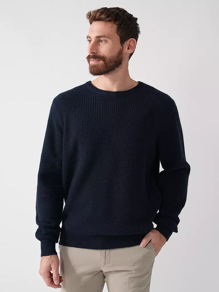 FYNCH-HATTON | Kaschmirpullover | dunkelblau