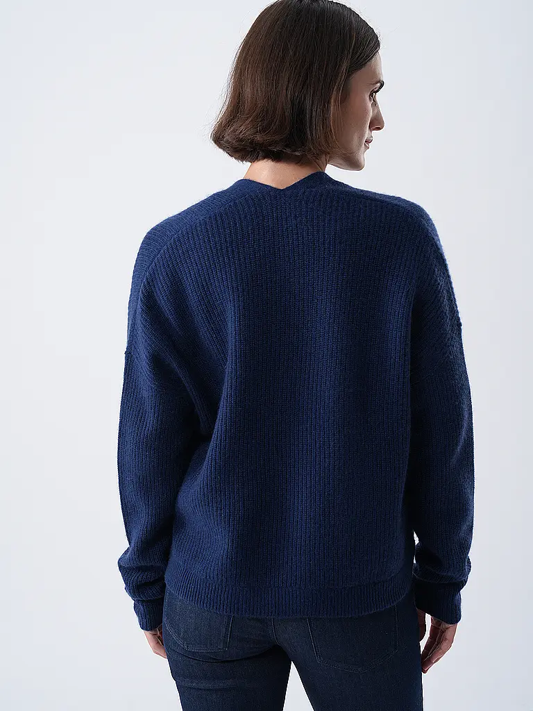 FYNCH-HATTON | Kaschmirstrickjacke | Dunkelblau
