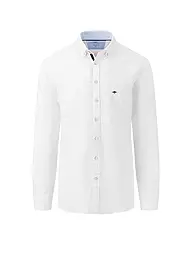 FYNCH-HATTON | Leinenhemd Casual Fit | weiss