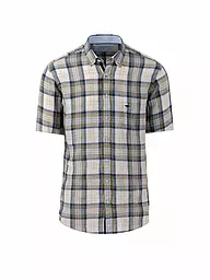 FYNCH-HATTON | Leinenhemd Casual Fit | olive