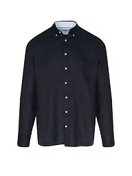 FYNCH-HATTON | Leinenhemd Casual Fit | dunkelblau