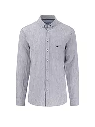 FYNCH-HATTON | Leinenhemd Casual Fit | blau