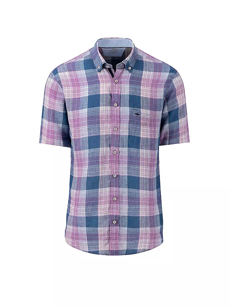 FYNCH-HATTON | Leinenhemd Casual Fit | Lila