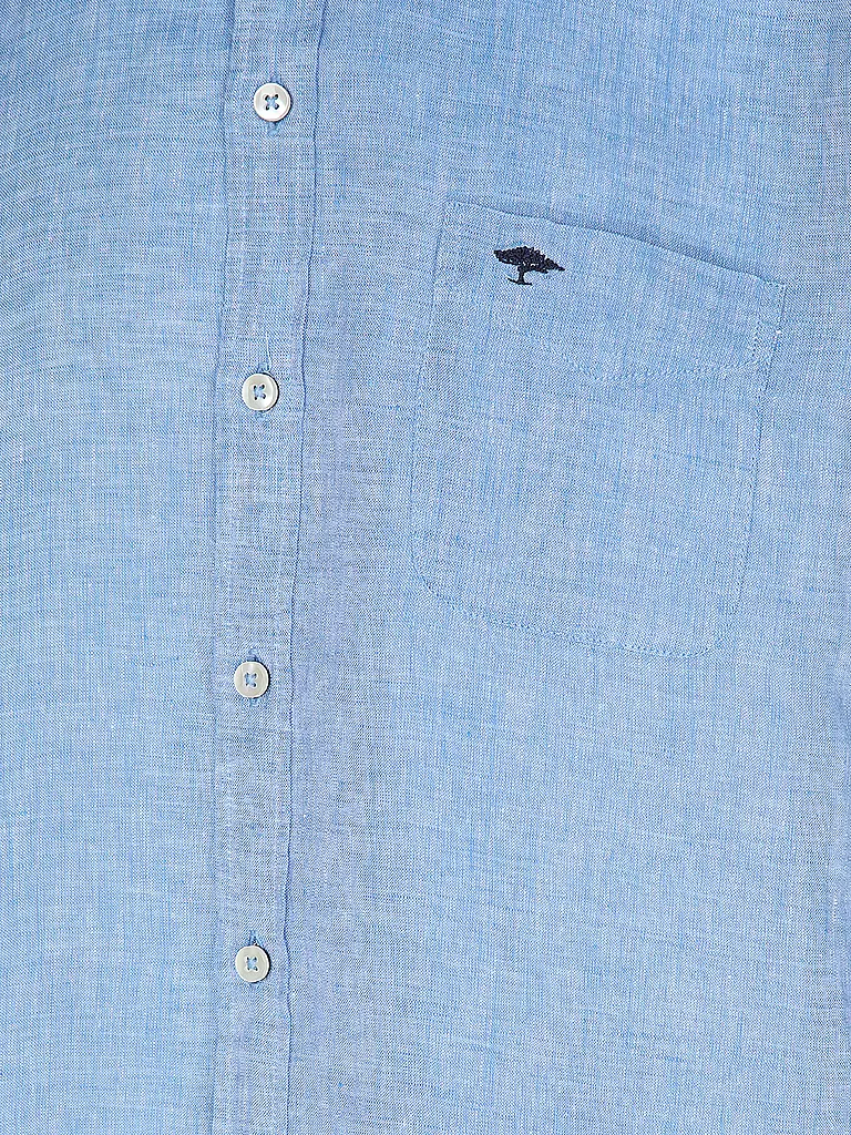 FYNCH-HATTON | Leinenhemd Casual Fit | Blau