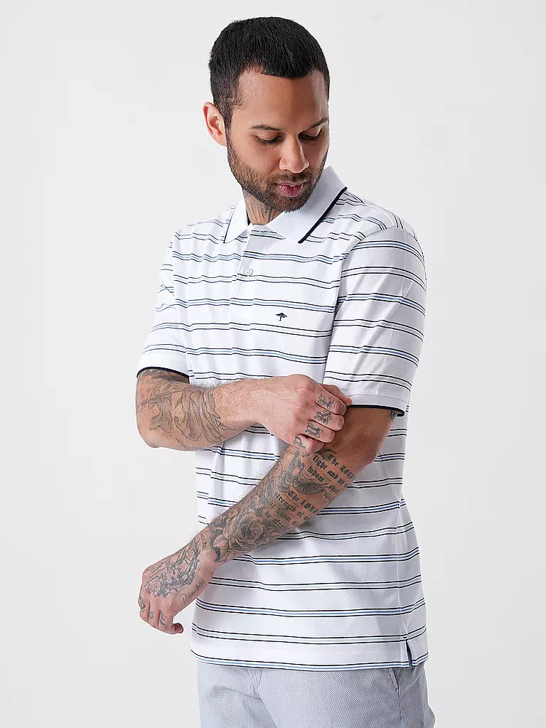 FYNCH-HATTON | Poloshirt Casual Fit | weiss