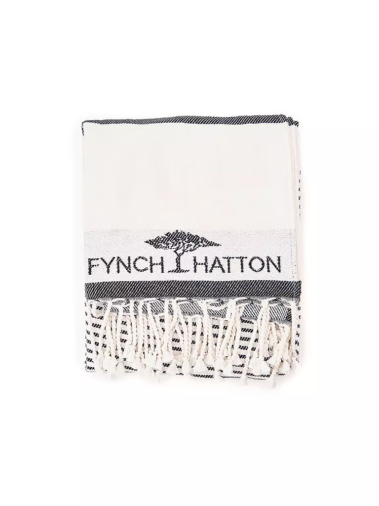 FYNCH-HATTON | Strandtuch 100x200cm KITAMBAA Black  | schwarz