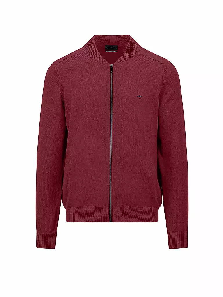 FYNCH-HATTON | Strickjacke | dunkelrot
