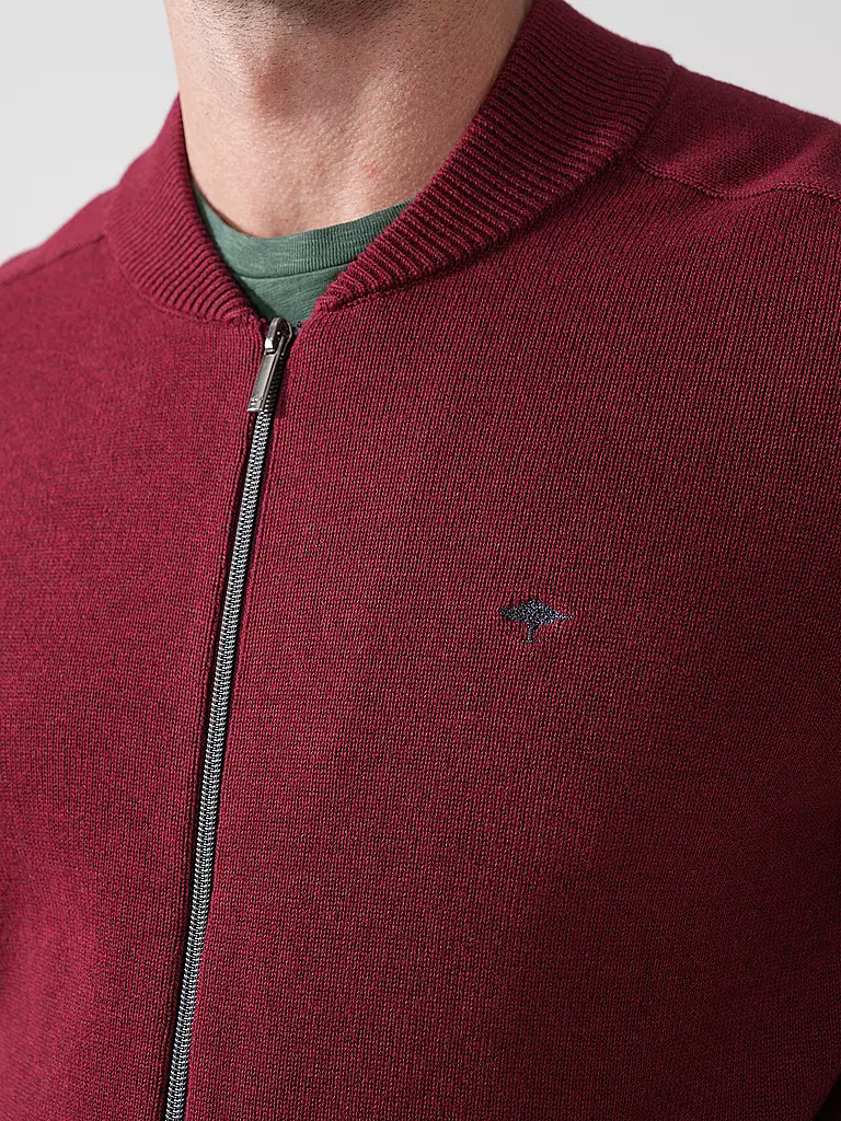 FYNCH-HATTON | Strickjacke | dunkelrot
