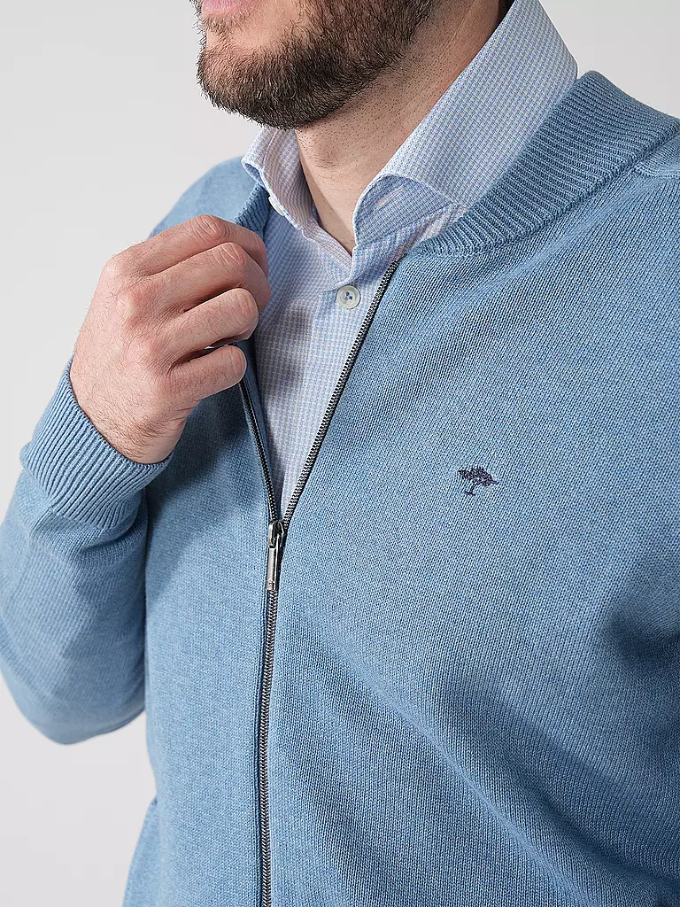 FYNCH-HATTON | Strickjacke | hellblau