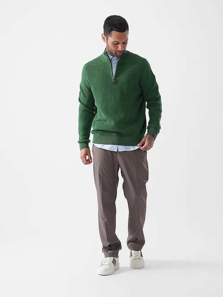 FYNCH-HATTON | Troyer Pullover  | dunkelgrün